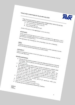 AVK Terms and Condition 